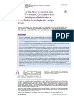 Taquicardia Atrial Decorrente Da Crista Terminalis, Características Eletrofisiológicas Detalhadas e Resultados de Ablação em Longo Prazo