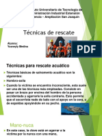 diapositiva Tecnicas de rescate