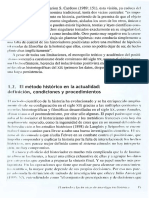 I El M Étodo Histórico en La Actualidad: Tlhluición, Condiciones Y Procedimientos