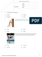 Ejercicio de La Segunda Ley de Newton