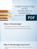 English Morphology For ELT (Introduction) - 424339230