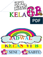 Struktur Kelas 6B (2022-2023)