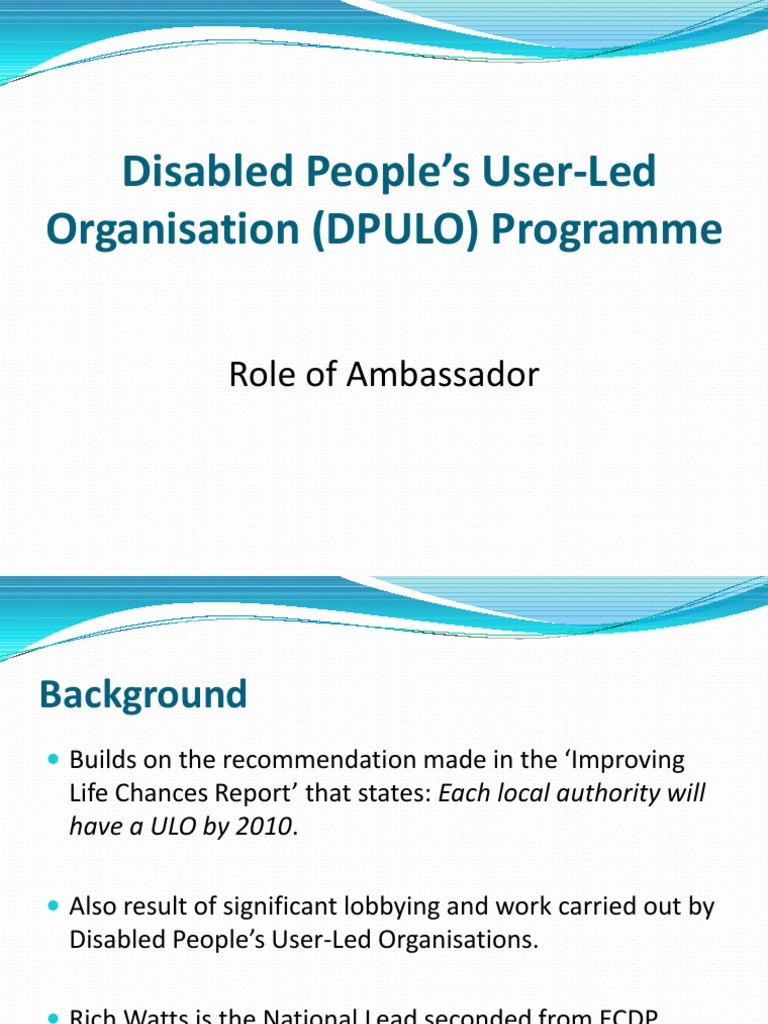 DPULO Ambassador Program Overview | PDF