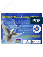 Mass For Peace Poster - Small