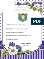 Informe Herbario Botanica Sistematica
