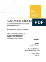 Informe Proyecto Fin de Curso 2022