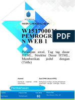 Pertemuan 1 - Web1