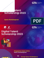 Digital Talent Scholarship 2023: Game Pembelajaran