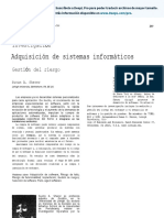 Gestión del riesgo en la adquisición de sistemas informáticos