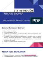 Teoría de La Instrucción: Jerome Bruner