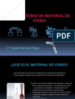 Laboratorio de Material de Vidrio: Dr. Fabián Mercado Aliaga
