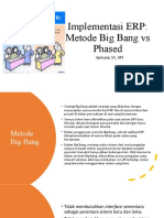 Implementasi ERP: Metode Big Bang Vs Phased: Apriyani, ST., MT