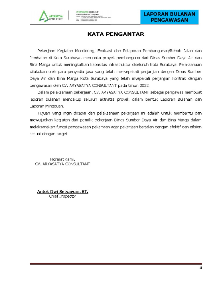 Kata Pengantar | PDF