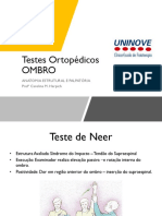 Testes ortopédicos do ombro