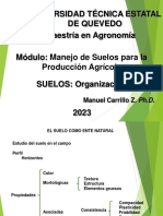 Universidad Técnica Estatal de Quevedo Maestría en Agronomía Módulo: Manejo de Suelos para La Producción Agrícola