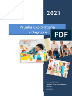 Prueba Exploratoria Pedagógica 2023