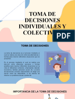 Toma de Decisiones Individuales Y Colectivas