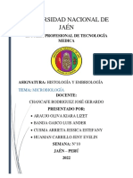 Universidad Nacional de Jaén: Escuela Profesional de Tecnología Medica