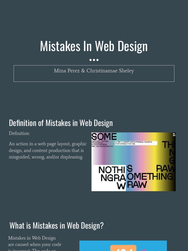 Top 5 Web Design Mistakes to Avoid | PDF | Career & Growth | Art