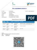 Kartu Vaksinasi Covid-19: Riwayat Pemberian Vaksin Covid-19
