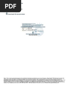 Insurance Card