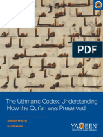 The Uthmānic Codex-Understanding How The Qur'an Was Preserved