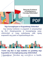 Batayang Kaalaman at Kasanayan Sa Gawaing Elektrisidad: Epp 5 Week 4