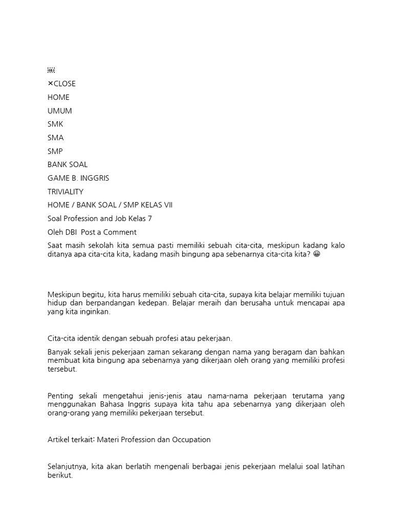 Jobs | PDF