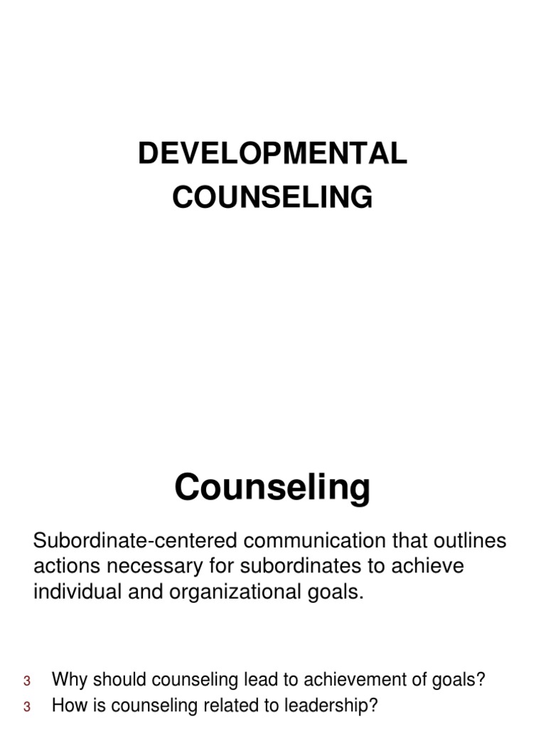 MSL201 Lesson 15 Effective Counseling PDF School Counselor Goal
