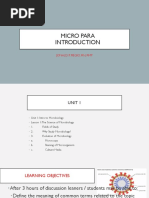 Micro Para: Jonald P. Regio, RN, RMT