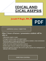 Medical and Surgical Asepsis: Jonald P. Regio, RN, RMT