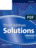 Solutions Advanced Student's Book 2018, 3rd