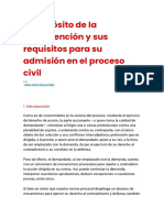 A Propósito de La Reconvención y Sus Requisitos para Su Admisión en El Proceso Civil - POR JORGE JUNIOR HIDALGO PEREA