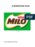 Marketing Plan Example - Very Good (6-7)