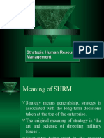 Strategic HRM