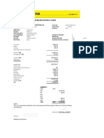 Estimated Duties & Taxes: Summary