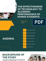 Research Proposal Business Presentation in Dark Green Orange Geometric Style