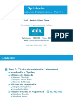 SESIÓN 2 - Tema 2 - Optimizacion - Unidimensional - Parte I