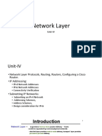 Network Layer: Unit-IV