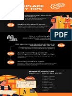 Orange Best Workplace Safety Tips Infographic