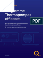 Programme Thermopompes Efficaces