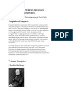(Dari Generasi Pertama Sampai Saat Ini) : Sejarah Perkembangan Komputer Pengertian Komputer