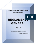Reglamento General: Universidad Nacional de Tumbes