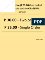 Our Entry Price (P25.00) Has Ended. We Are Now Back To ORIGINAL Price!