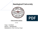 Delhi Technological University: Name - Gaurav Roll No. - 2K20/EE/102 Submitted To: Prof