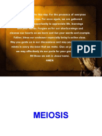 Meiosis - Discussion