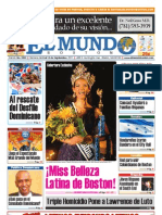 El Mundo Newspaper: No. 2032 - 09/08/11