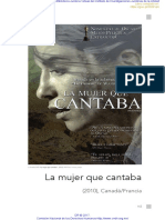 La Mujer Que Cantaba: (2010), Canadá/Francia