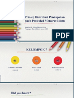 KEL 7 - MEI - Prinsip Distribusi Pendapatan Pada Produksi Menurut Islam