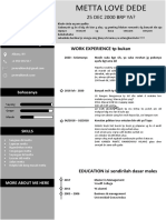 Free CV Template 23